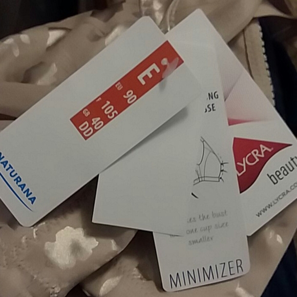 Lycra Beauty Naturana Minimizer 40DD No Wire Bra - Picture 2 of 2